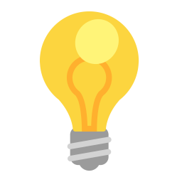 Light Bulb Flat icon