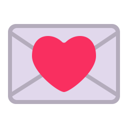 Love Letter Flat icon