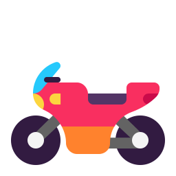 Motorcycle Flat icon