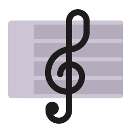 Musical Score Flat icon