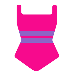 One Piece Swimsuit Flat icon