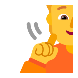 Person Deaf Flat Default icon