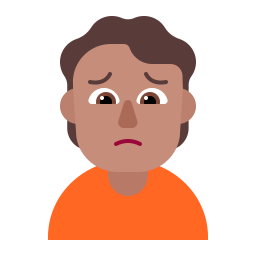 Person Frowning Flat Medium icon
