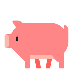 Pig Flat icon