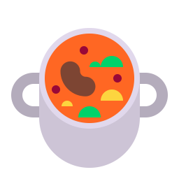 Pot Of Food Flat icon