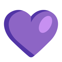 Purple Heart Flat icon