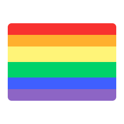 Rainbow Flag Flat icon