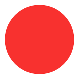 Red Circle Flat icon