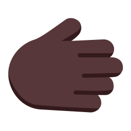 Rightwards Hand Flat Dark icon