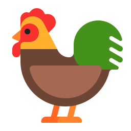 Rooster Flat icon