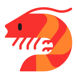 Shrimp Flat icon