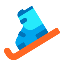 Skis Flat icon