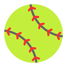 Softball Flat icon
