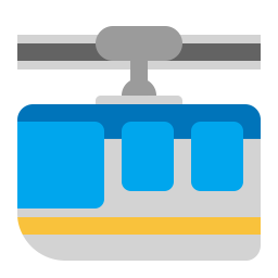 Suspension Railway Flat icon