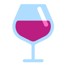 Wine Glass Flat icon