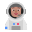 Astronaut Flat Medium icon