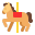 Carousel Horse Flat icon