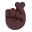 Crossed Fingers Flat Dark icon