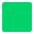 Green Square Flat icon
