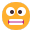 Grimacing Face Flat icon
