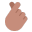Hand With Index Finger And Thumb Crossed Flat Medium icon