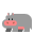 Hippopotamus Flat icon