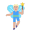 Man Fairy Flat Medium Light icon