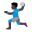 Man Playing Handball Flat Dark icon