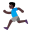 Man Running Flat Dark icon