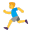 Man Running Flat Default icon