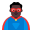 Man Superhero Flat Dark icon