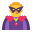 Man Supervillain Flat Default icon