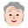 Older Person Flat Light icon
