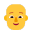 Person Bald Flat Default icon