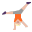 Person Cartwheeling Flat Medium Light icon