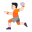 Person Playing Handball Flat Light icon