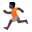 Person Running Flat Dark icon