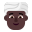 Person Wearing Turban Flat Dark icon