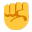Raised Fist Flat Default icon