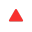 Red Triangle Flat icon