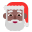 Santa Claus Flat Medium Dark icon