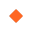 Small Orange Diamond Flat icon