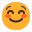 Smiling Face Flat icon
