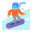 Snowboarder Flat Default icon