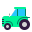 Tractor Flat icon