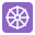 Wheel Of Dharma Flat icon
