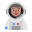 Woman Astronaut Flat Medium icon