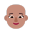 Woman Bald Flat Medium icon