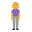 Woman Standing Flat Default icon