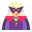 Woman Supervillain Flat Medium Light icon